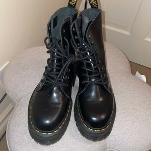 JADON SMOOTH LEATHER PLATFORM BOOTS